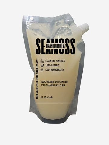 Wildcrafted Irish Sea Moss Gold Gel – 16 oz